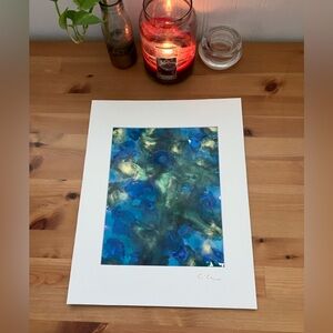 New Original Signed Artwork Alcohol Ink on Paper 144